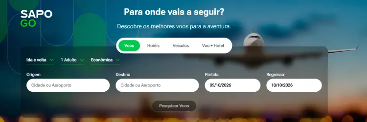 SAPO entra no mercado das viagens com nova plataforma de reservas e oferta de lançamento de 50€